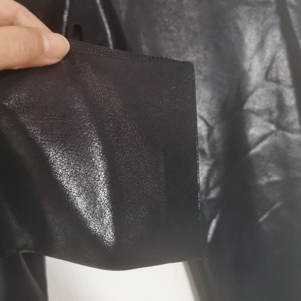 Knix faux leather black leggins size Large - Picture 8 of 11
